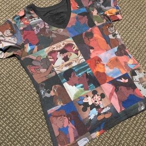 EUC Disney Collage Shirt
